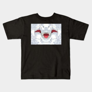 Snow T-Rex Face Kids T-Shirt